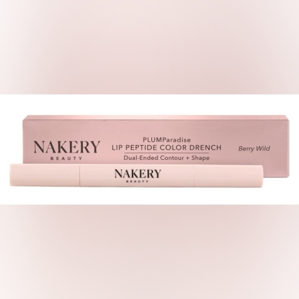 Nakery Beauty PLUMParadise Lip Peptide Color Drench — Berry Wild Pink
